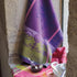 Garnier Thiebaut Myrtilles Violet French Kitchen Towel, 22"x30", Cotton, Jacquard