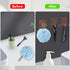 4 Packs CGBE Razor Holder for Shower, Shaver Holder and Hooks, Self Adhesive Wall Mounts for Bathroom, Damage Free