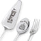 Happy 30th Birthday Personalized Laser-Engraved Stainless Steel Utensil Set - Cake Server, Spoon, Fork