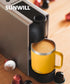 Set 4, 14oz SUNWILL Travel Coffee Mugs of Insulated Tumbler with Lid, Stainless Steel Cup with Handle Bulk for Gift
