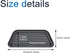 Refrigerator Drip Catcher Tray, Non-Slip Silicone Rectangular Cuttable Fridge Water Dispenser Drip Tray Protector Fridge Spills Water Pad Catch Basin for Drainage