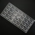 Polycarbonate Chocolate Mold, DIY Candy Mould, Clear Hard Plastic Bakeware Pastry Tools, Rectangle Shaped
