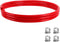 Beer CO2 Gas Line Kit - 10ft PVC Tubing Hose & 4PCS Stainless Steel Hose Clamps for 5/16’’ Barb Ball Lock