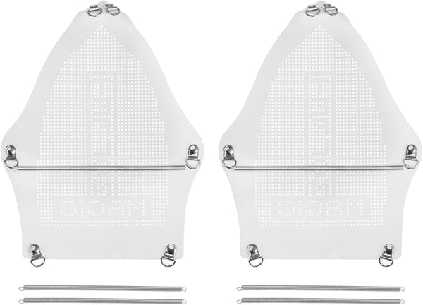 2pcs Iron Cover Non Stick Iron Shoe, PTFE Electric Iron Accessory, Sole Plate Protector Fits Smaller Than 220mm x 180mm