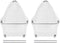 2pcs Iron Cover Non Stick Iron Shoe, PTFE Electric Iron Accessory, Sole Plate Protector Fits Smaller Than 220mm x 180mm