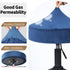 4 Dia.15.5"-18" Blue,4 Counts) SINOSSO Pcs Bar Stool Covers, Super Soft Velvet Round Stretchy Washable Dustproof