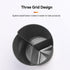 Straw Holder for Countertop, 3 Grid Stainless Steel Dispenser for Drinking Straws and Coffee Stirrers
