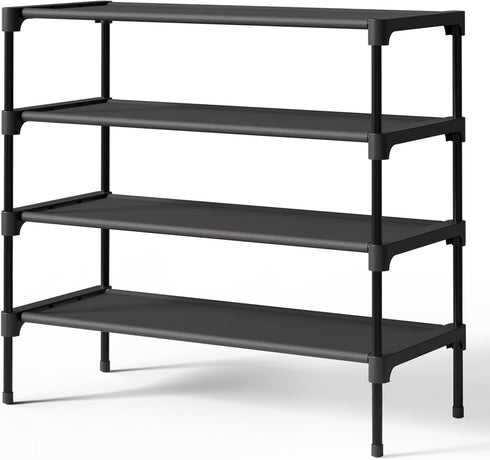 Kitsure Shoe Rack - Non-Woven Shoe Rack Shelf, Shoe Organizer for Closet,