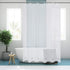 Mrs Awesome Clear PEVA Shower Curtain Liner, 60x72 inches, Waterproof with 6 Magnets, Thick Plastic