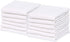 60 Pack Set (12x12 inches) Commercial GOLD TEXTILES Economy White Washcloths - Cotton Blend Grade Cleaning Rags, Quick