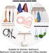 uxcell 16 Pack S Shaped Hooks, Plastic Hanger for Kitchen Bathroom Closet, Holder for Pots, Pans, Cups, Utensils