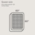 Niagara 2 inch Queen Mattress Topper, Cooling Breathable Pillow Top Pad for Back Pain Relief, Fits 8-20 Inches Mattress