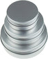 LJY 36 Pieces Round Aluminum Cans with Screw Lid, Metal Tins Jars, Empty Slip Slide Containers, Mixed Sizes