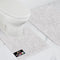 Gorilla Grip Bathroom Rug Sets - Soft Chenille 2 Piece Area Rugs, 30"x20" Carpet, Toilet Base Mat, White