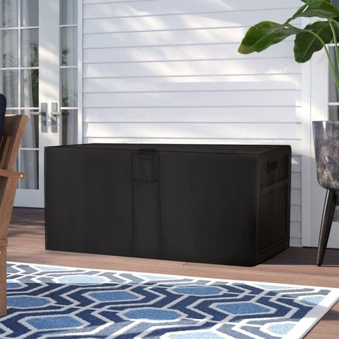 48 25 24 Inch Patio Deck Box Cover,Outdoor Storage Deck Box, Waterproof Outdoor Storage Box Cover Furniture Covers - x