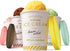 Stock Your Home 8oz Ice Cream Containers with Airtight Silicone Lids (4-Pack)