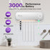 MechMaj 5 Toothbrush Sanitizer Holder for Bathrooms, Slots Toothbrush Sanitizer and Holder, Rechargeable Cordless Wall