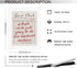 abrtolpffo 12x16in Guest Check Canvas Wall Art, Vintage Bar Cart Art Print, Red Brown Receipt Poster, Coffee Shop