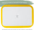 Elanze Designs Large 13 Inch Stoneware Baking Dish with Stainless Steel Rack, Yellow
