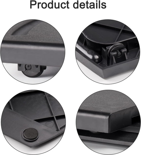 Bruvoalon Kitchen Appliance Sliding Tray for Coffee Pot, Toaster, KitchenAid Mixer, Blenders, Air Fryer with Rolling
