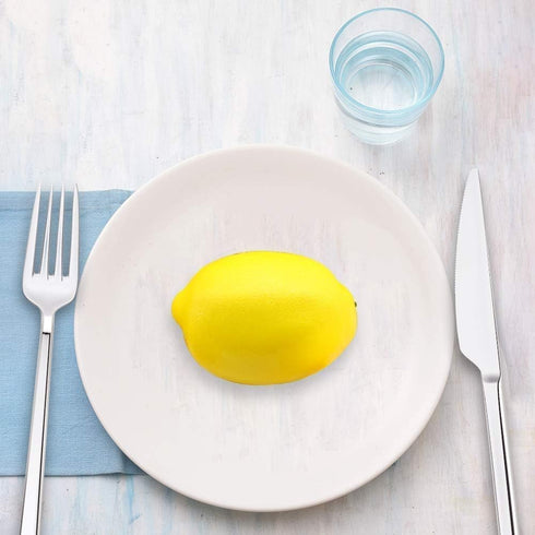 3.7 2.5 (12PCS) BigOtters Large Artificial Lemons, x Vivid Faux Lemons for Fake Fruit Bowls, Home Kitchen Decor, Party