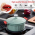 Silicone Assist Hot Pan Handle Holder, 4 Pack Red Sleeve for Cast Iron Skillets, Nonslip Heat Resistant Covers