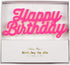 Meri Meri Pink Happy Birthday Candle, Pack of 1
