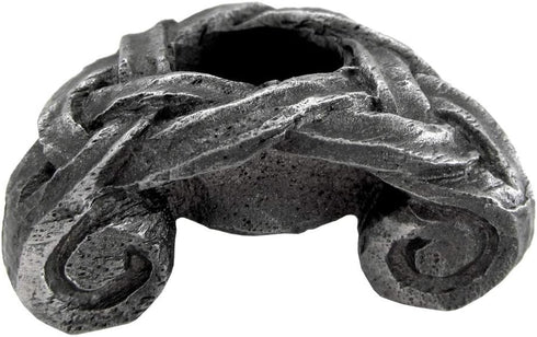 Pewter Mini Triskelion Celtic Knot Candle Holder