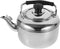 KALLORY 1pc Stainless Steel Teapot, Camping Water Kettle, Stainless Steel Tea Kettle for Stove Top