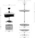 OVENTE 2-in-1 Coffee Press and Tea Maker, 20 Ounce with High Grade Stainless Steel Infuser, Borosilicate Glass, Clear