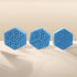 Hexagon Snowflakes Silicone Baking and Candy Mold with Scraper, Snowflake Molds for Gummies and Chocolates