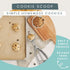 Cookie Scoop, Ice Cream Scoop, 18/8 Stainless Steel, 2Tbsp/30ml/1oz Cookie Dough Scoop with Trigger Release for Baking