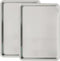 Commercial Quality Baking Sheet Pan Set, Natural Aluminum Cookie Sheet, Nonstick Baker's Half Sheet Pan, 2 Pack 18X13
