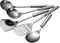 Cooking Utensils Set - 5pcs Stainless Steel Kitchen Utensils Set, Slotted Spoon, Slotted Spatula, Large Spoon, Soup