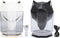 Wolf - Head Aesthetic Air Humidifier, Durable ABS, Decorative Design for Home and Gamers (Black)