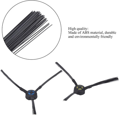 Robot Vacuum Cleaner Brush Replacement, Side Brush Accessory for A9 a7 v8S X750 X800 X787 X785, Multi-Surface