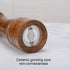 Set, Set, 8 inches Pack 2 XWXO Wood Salt and Pepper Grinder Salt Mill Pepper Grinder Pepper Mill, Salt Shakers