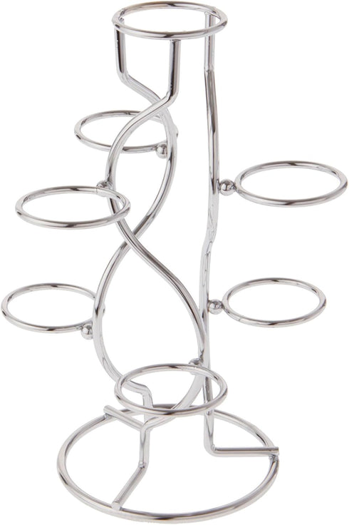 Bard's Silver Egg Stand/Holder for 7 Egg Display, 1.375" Diameter