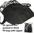 16PCS 2 Pockets(16, Total of Black Bib Aprons Bulk for Women Men-Adult Waitress Chef Cooking Kitchen Aprons with Black)