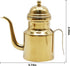 15oz Gold Stainless Steel Olive Oil & Vinegar Dispenser with Non-Slip Handle