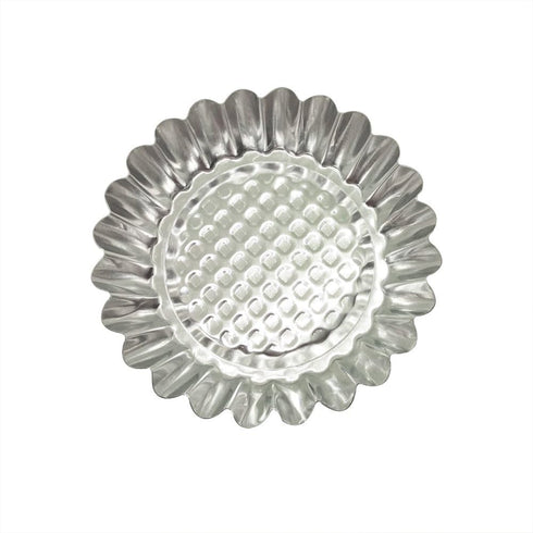 Set of 30, 3-3/4" Non-stick Aluminum Tart Mold, Fluted Design Mini Pie Tin
