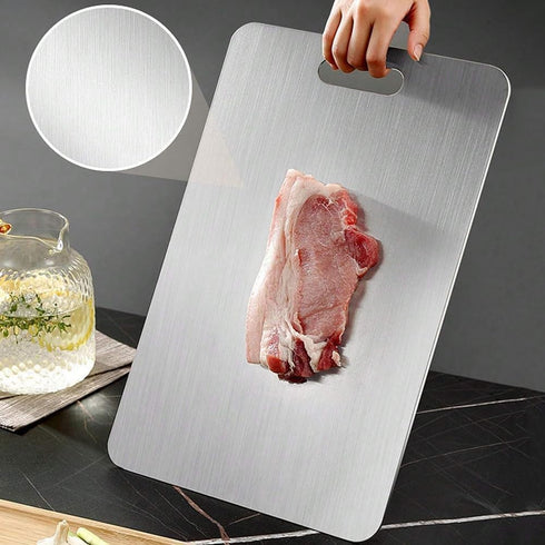 2025 100% 1 Pack (18"L 12"W) Titanium Cutting Board - New Upgrade Pure Titanium Cutting Boards For Kitchen