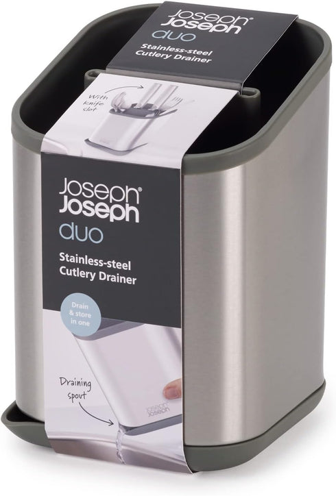Joseph Joseph Duo Stainless-Steel Cutlery Drainer