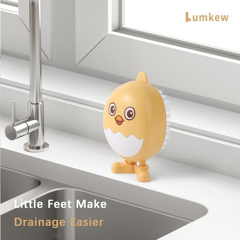 1pcs Lumkew Egg Washer Cleaner for Fresh Eggs, Universal Egg Wash and Brush Scrubber for Cleaning Eggshell,Cute Chicken