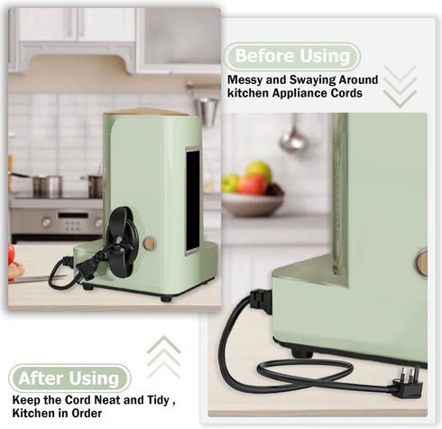 Nearockle Cord Organizer for Appliances - 5 Pack Upgraded Cord Holder for Kitchen Mixer, Blender, Coffee Maker, and