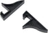 Semetall 2 Pack Multifunction Plastic Display Stand, Small Picture Frame Holder in Black