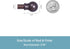 Kenney 7/16” Fiona Café Window Curtain Rod, Chocolate, 48-84”