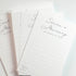 Share a Memory Cards - Minimalist Well Wishes Card Set of 50, 4 x 6 for Celebrations, Weddings, Anniversaries, Memorials
