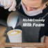 YSSOA Electric Milk Frother, 4-in-1 Automatic Battery Operated Whisk Drink Mixer for Coffee, Frappe, Latte, Matcha, Hot