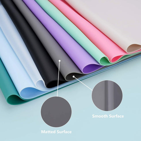 Gartful 2Pcs Extra Large Silicone Mats, 28" by 20" Countertop Protector, Nonstick Heat-Resistant Desk Saver Pad